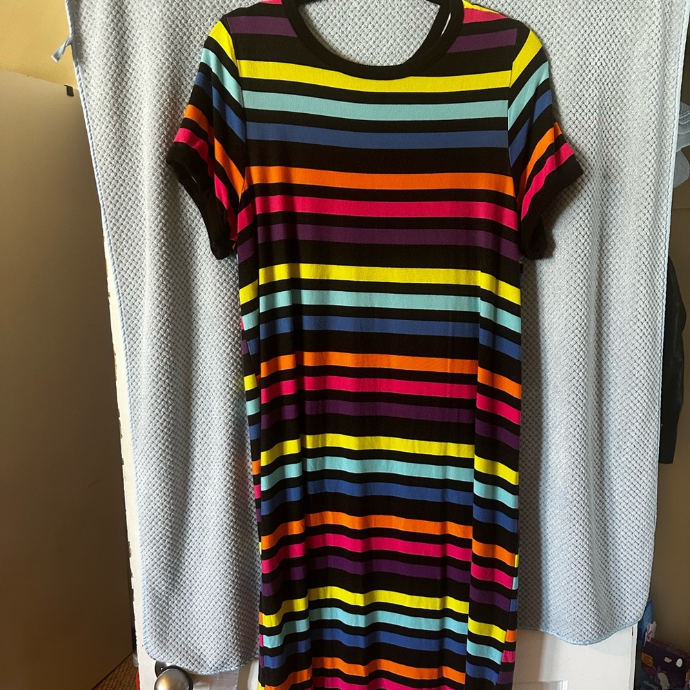 Torrid Multicolor Striped Knit Top